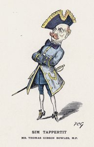 Sim Tappertit, Sr. Thomas Gibson Bowles de Francis Carruthers Gould
