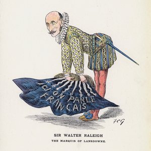 Sir Walter Raleigh, El Marqués de Lansdowne de Francis Carruthers Gould