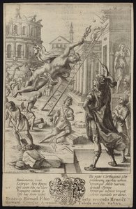Eneas y Mercurio de Francis Cleyn