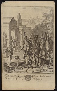 Evandro y Eneas en Palentium de Francis Cleyn