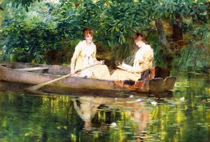 Mujeres en un bote de remos