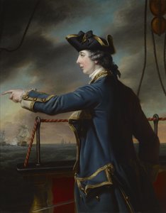 Retrato del capitán Edward Knowles, R.N. (1742-1762) de Francis Cotes