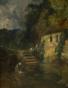 Un molino cerca de Tintern, c. 1824-26