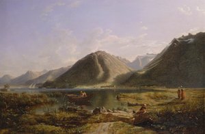 Fin del lago Lemán [1985, Cormack, Catálogo conciso YCBA].