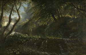 Escena del Río con Presa y Molino de Francis Danby