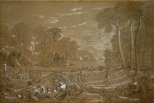 Estudio para la Edad de Oro de Francis Danby