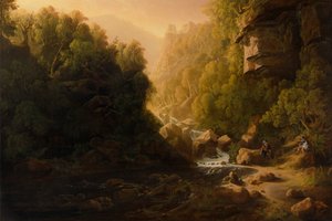 El torrente de la montaña de Francis Danby