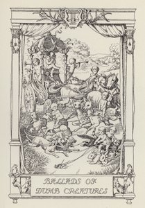 Otro libro de versos para niños: Baladas de criaturas mudas (lito) de Francis Donkin Bedford