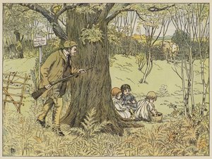 Game-Keeper (litografía en color) de Francis Donkin Bedford