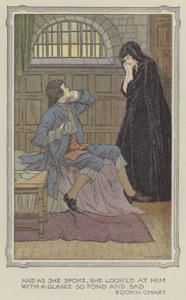Ilustración para La historia de Henry Esmond (litografía en color) de Francis Donkin Bedford
