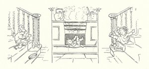 Ilustración de La espina mágica de Charles Dickens (litografía) de Francis Donkin Bedford