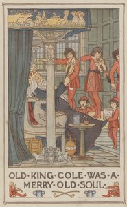 Old King Cole was a merry old soul (litografía en color) de Francis Donkin Bedford