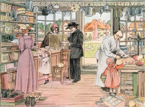 La tienda general, 1899. Del Libro de Tiendas, 1899
