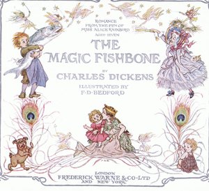 Portada de The Magic Fishbone pub.by Warne  Co, c.1940 (litografía en color) de Francis Donkin Bedford