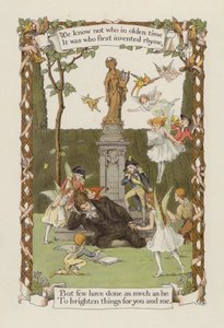 No sabemos quién fue el primero en inventar la rima (litografía en color) de Francis Donkin Bedford