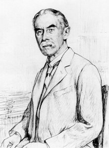 Retrato de Alfred Edward Housman 1859-1936