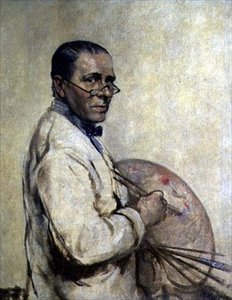 Retrato del artista Sir William Orpen (1878-1931) c.1932 (óleo sobre lienzo)
