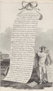 Tarjeta comercial para profesiones diversas, Birmingham, 1800