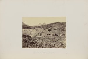 Un camping en el desierto del Sinaí de Francis Frith
