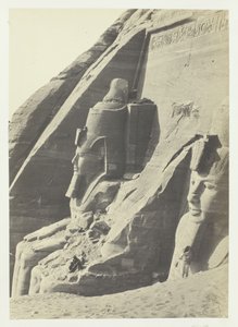 Abu Simbel, Nubia, 1857 de Francis Frith