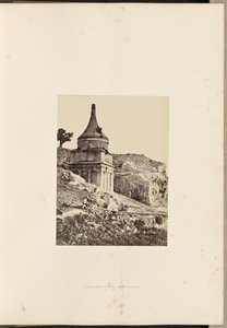 Tumba de Absalón, Jerusalén de Francis Frith