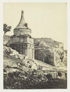 Tumba de Absalón, Jerusalén, 1857 de Francis Frith