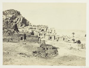 Antigüedades en Biggeh, frente a Philæ de Francis Frith