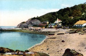 Bahía de Babbacombe, Torquay, Devon, siglo XX