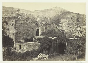 Banias, la antigua Cesarea, Filipo, 1857 de Francis Frith