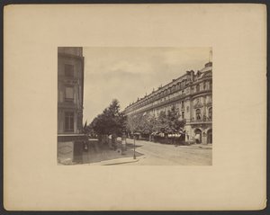 Boulevard des Capucines, esquina con Rue Louis le Grand, París de Francis Frith