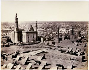 El Cairo desde la Ciudadela, primera vista de Francis Frith