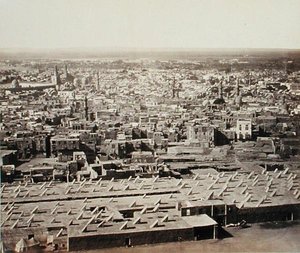 El Cairo, desde la Ciudadela, c.1856-58 de Francis Frith