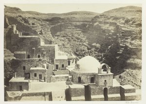 Convento de Mar-Saba, cerca de Jerusalén de Francis Frith