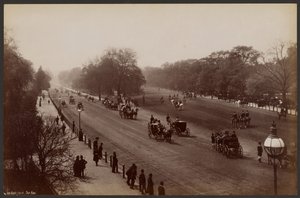 Hyde Park, The Row de Francis Frith