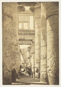 Interior del Salón de las Columnas, 1857, impreso en 1862 de Francis Frith