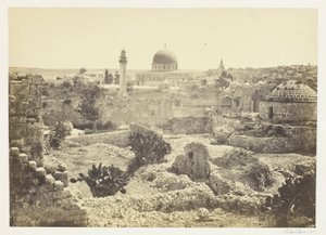 Jerusalén desde la muralla de la ciudad de Francis Frith