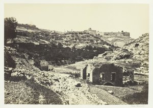 Jerusalén desde el Muro de En-Rogel, 1857 de Francis Frith