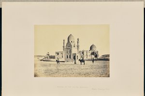 Mezquita del Sultán Barkook, Cementerio del Este, El Cairo de Francis Frith