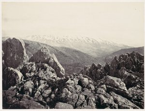Monte Hermón, el monte de la Transfiguración de Francis Frith