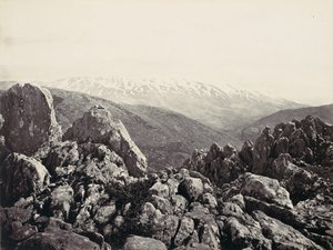 Monte Hermón, El Monte de la Transfiguración, ca. 1857