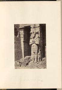 Pilares Osíridas en Medinet Habou, Tebas de Francis Frith