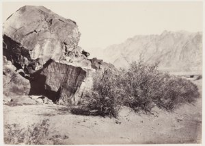 Petroglifos en el Cercano Oriente de Francis Frith