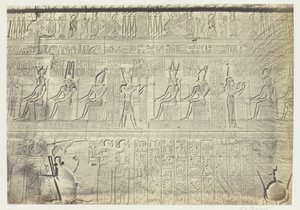 Esculturas de la Muralla Exterior, Dendera de Francis Frith
