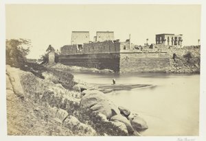 Extremo sur de la isla de Filé de Francis Frith