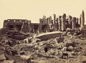 Templo de El-Karnak, desde el sureste de Francis Frith