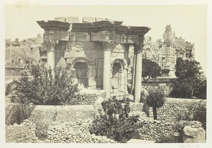 El Templo Circular, Baalbec de Francis Frith