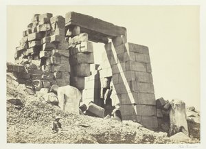 El Pilón de Granito, Tebas de Francis Frith