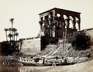 Templo de Hypaethral, Philae (Egipto) de Francis Frith