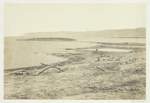 La orilla norte del Mar Muerto de Francis Frith