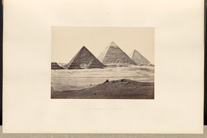 Las pirámides de El-Geezeh de Francis Frith